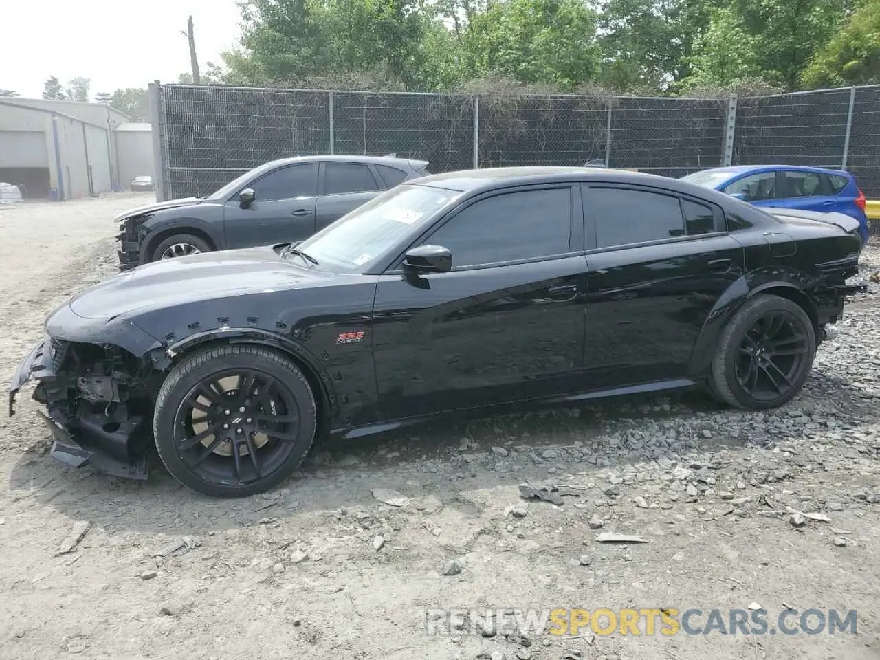 1 Photograph of a damaged car 2C3CDXGJXPH625234 DODGE CHARGER 2023