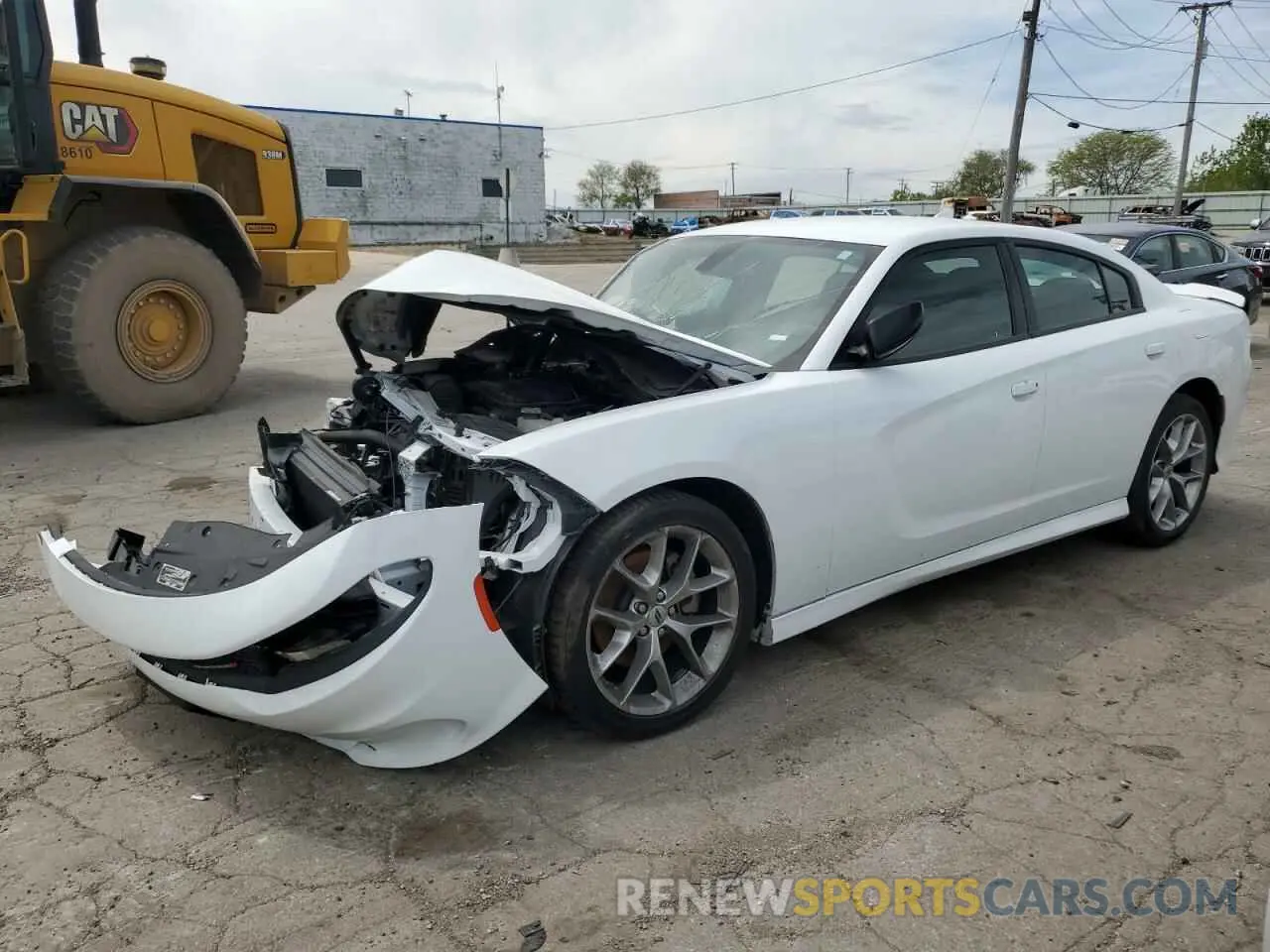 1 Photograph of a damaged car 2C3CDXHG0PH568660 DODGE CHARGER 2023
