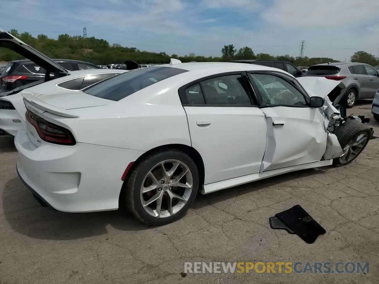 3 Photograph of a damaged car 2C3CDXHG0PH568660 DODGE CHARGER 2023