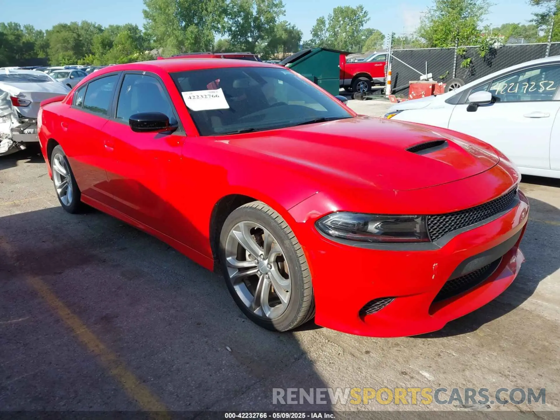 1 Photograph of a damaged car 2C3CDXHG0PH594451 DODGE CHARGER 2023