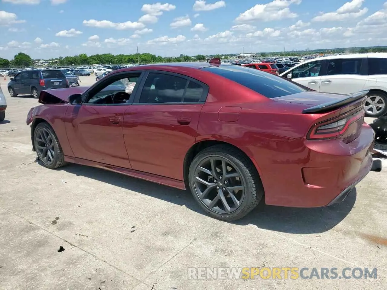 2 Photograph of a damaged car 2C3CDXHG0PH683064 DODGE CHARGER 2023