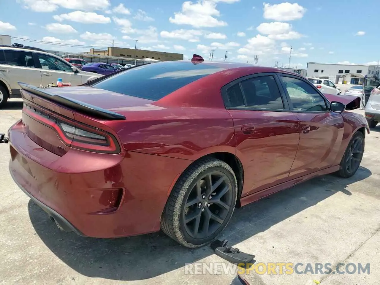 3 Photograph of a damaged car 2C3CDXHG0PH683064 DODGE CHARGER 2023