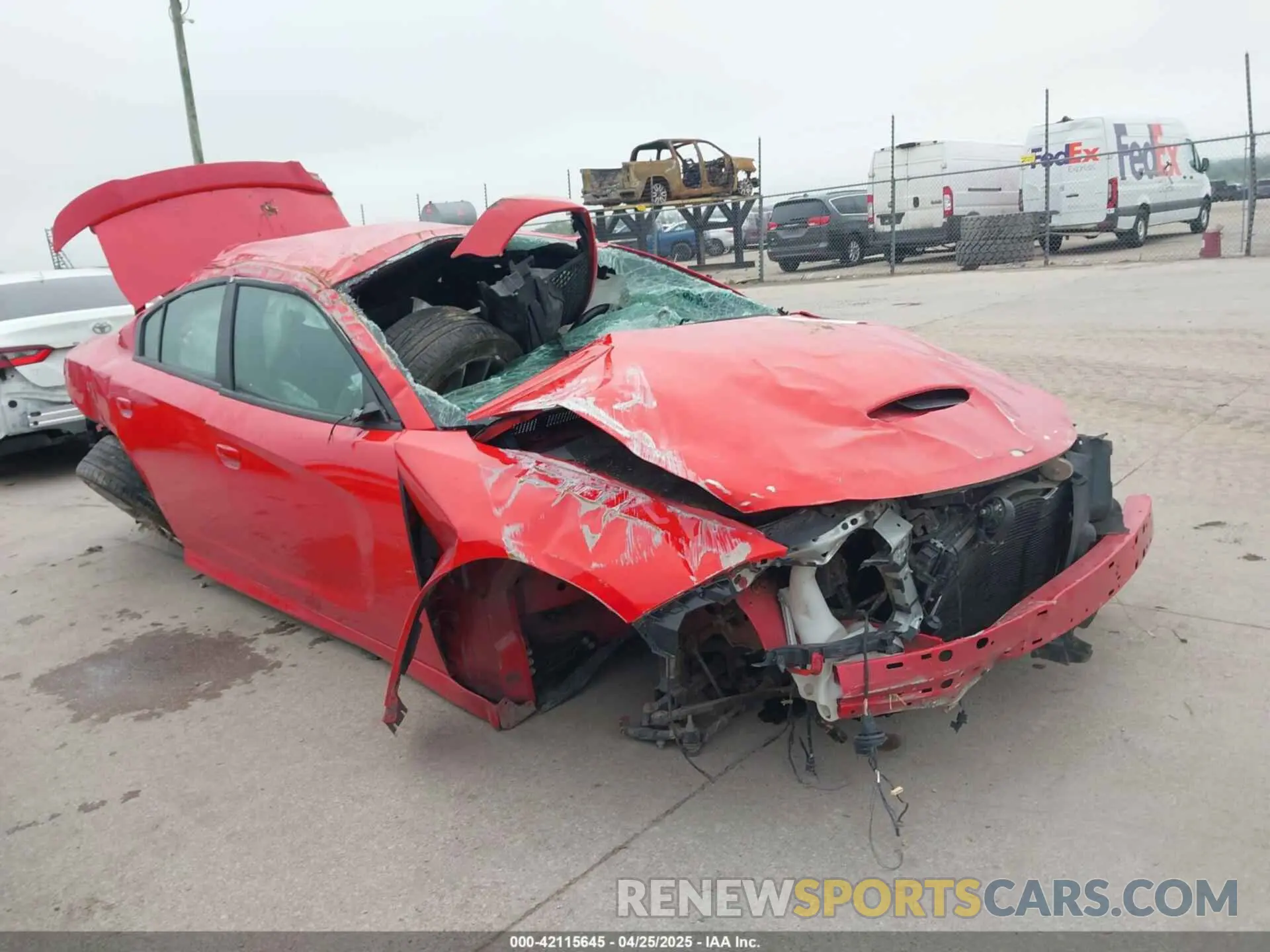 1 Photograph of a damaged car 2C3CDXHG1PH539040 DODGE CHARGER 2023