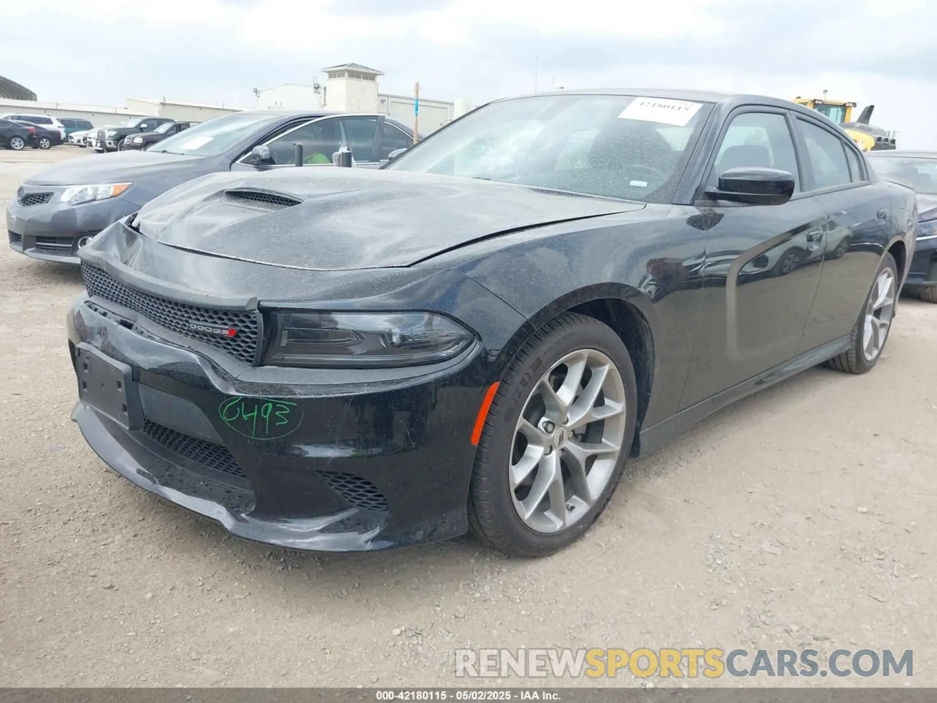 2 Photograph of a damaged car 2C3CDXHG1PH566237 DODGE CHARGER 2023