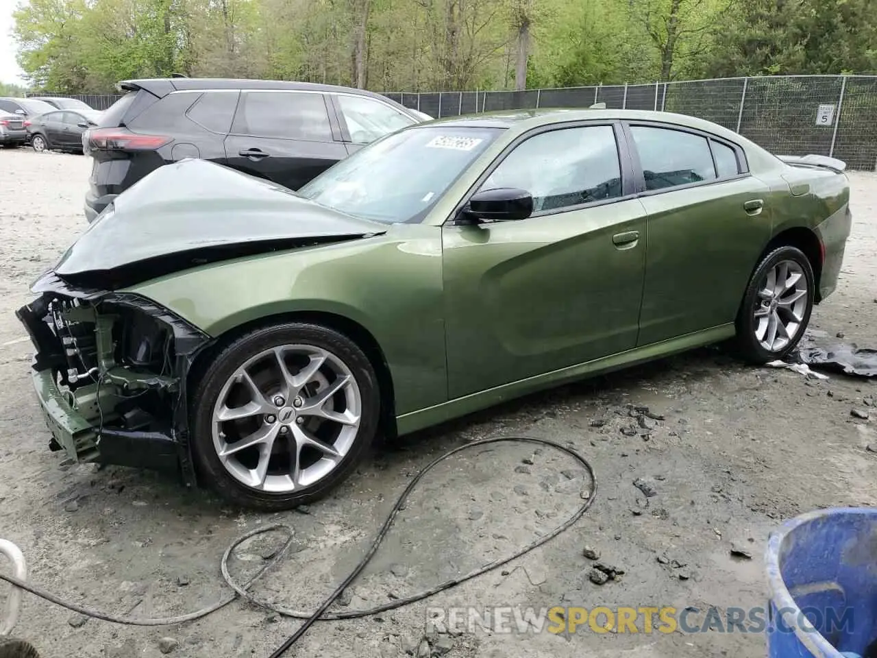 1 Photograph of a damaged car 2C3CDXHG1PH588092 DODGE CHARGER 2023
