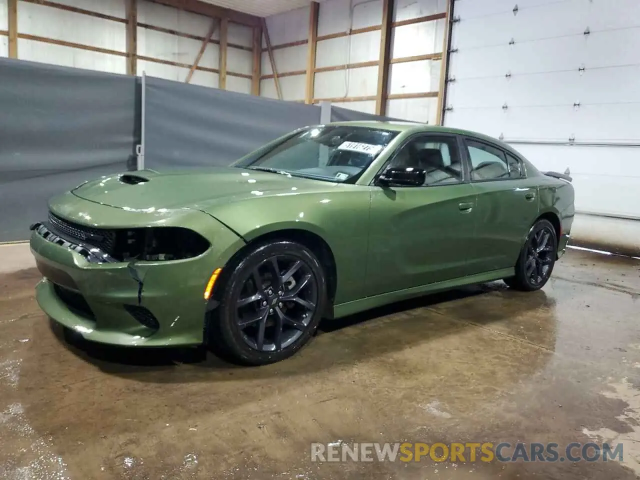 1 Photograph of a damaged car 2C3CDXHG2PH612058 DODGE CHARGER 2023