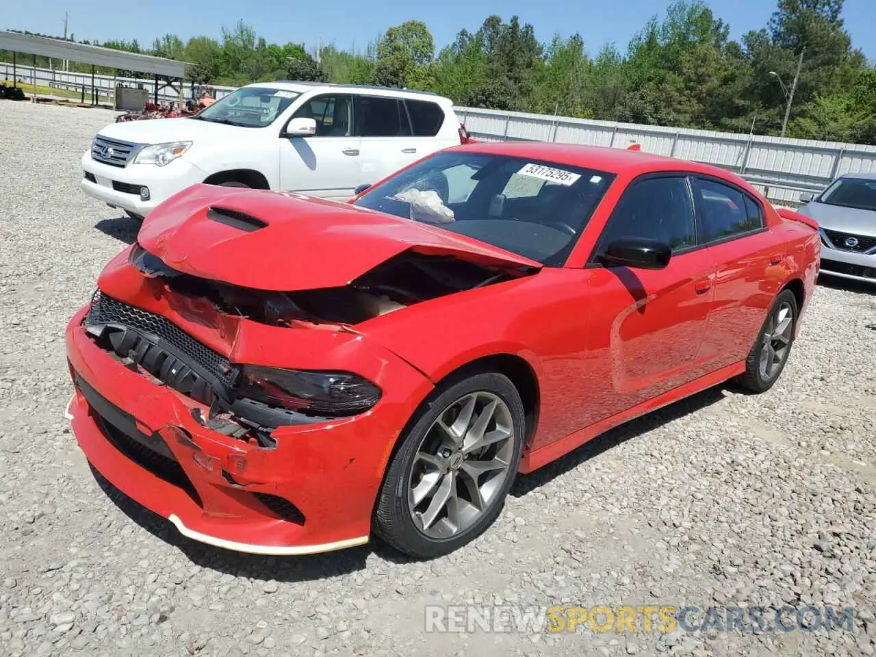 1 Photograph of a damaged car 2C3CDXHG3PH530470 DODGE CHARGER 2023
