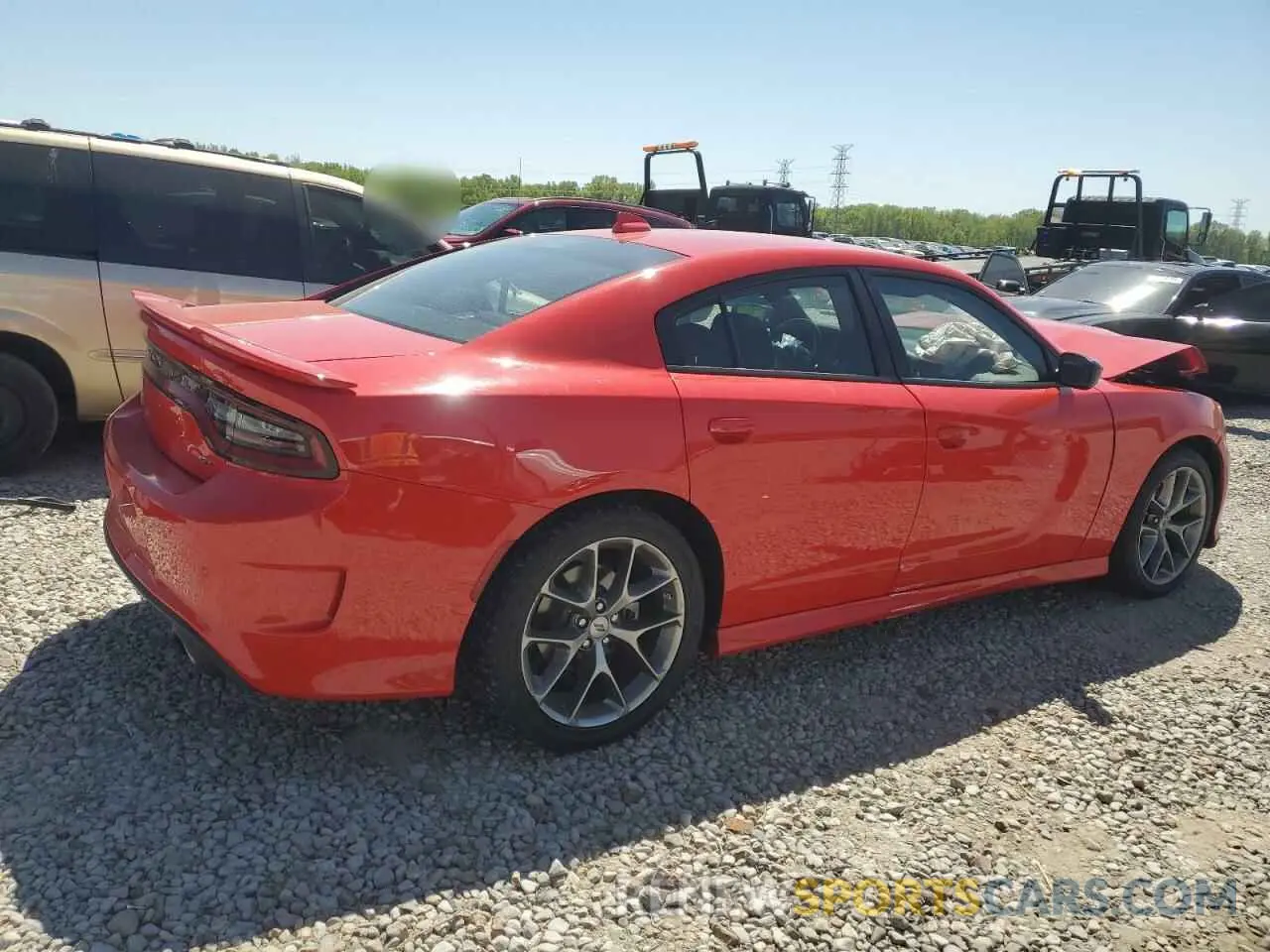 3 Photograph of a damaged car 2C3CDXHG3PH530470 DODGE CHARGER 2023