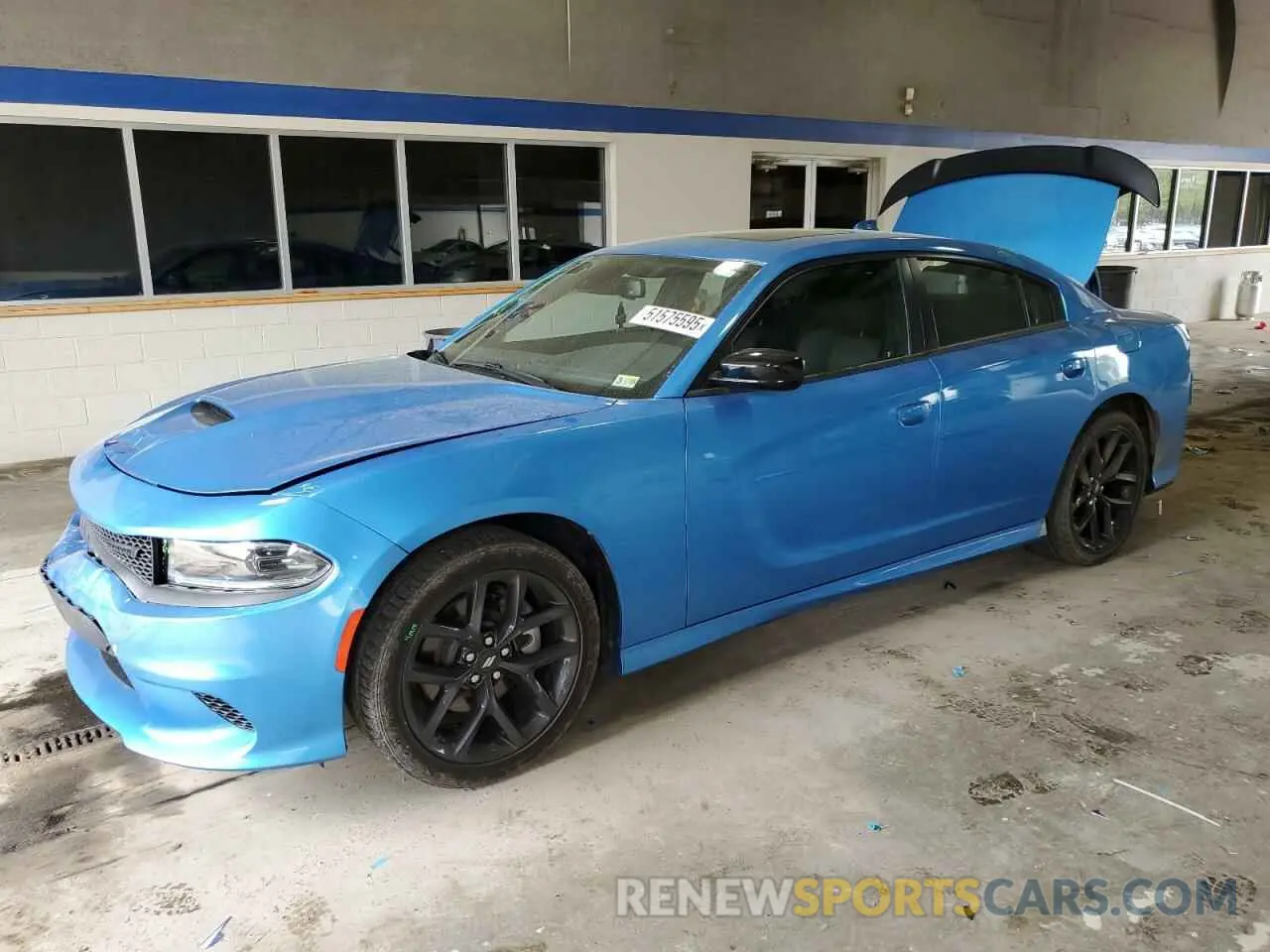 1 Photograph of a damaged car 2C3CDXHG3PH612201 DODGE CHARGER 2023