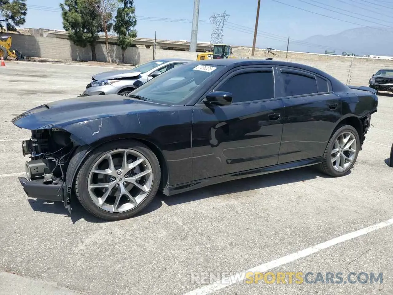 1 Photograph of a damaged car 2C3CDXHG4PH504718 DODGE CHARGER 2023