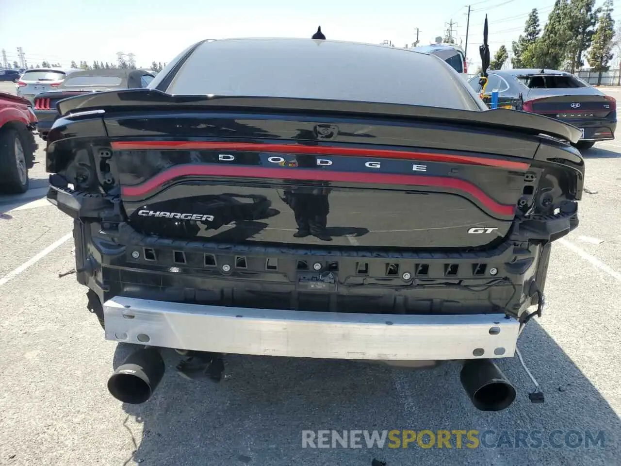 6 Photograph of a damaged car 2C3CDXHG4PH504718 DODGE CHARGER 2023