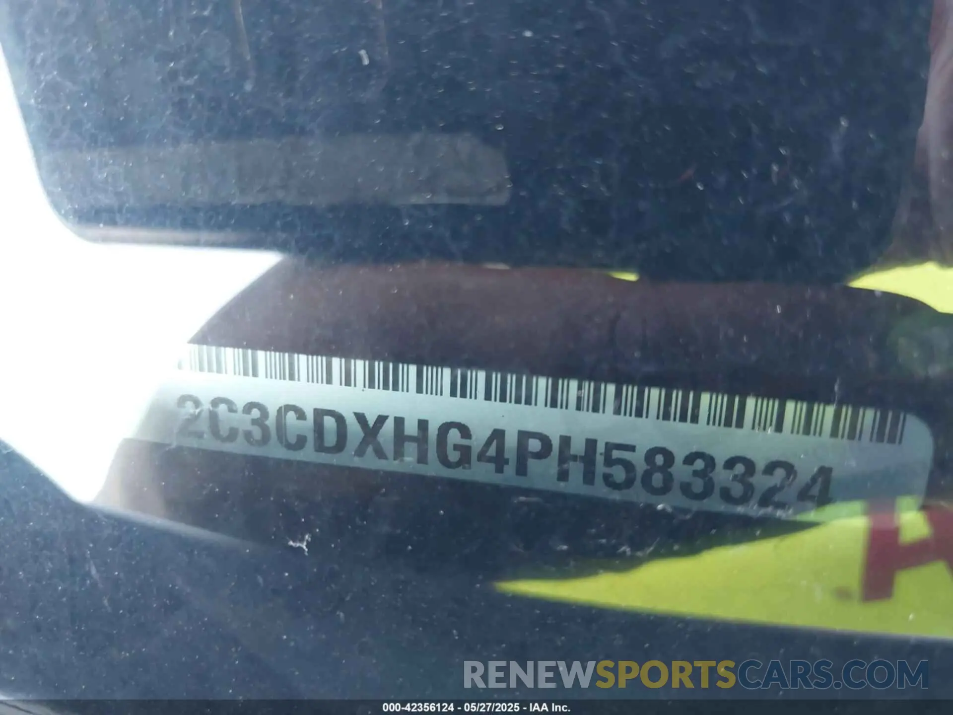 9 Photograph of a damaged car 2C3CDXHG4PH583324 DODGE CHARGER 2023