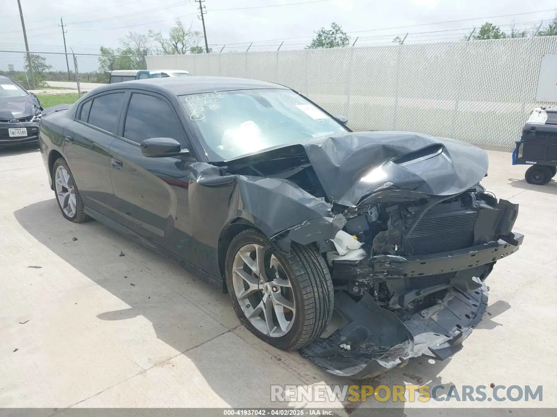 1 Photograph of a damaged car 2C3CDXHG4PH690129 DODGE CHARGER 2023