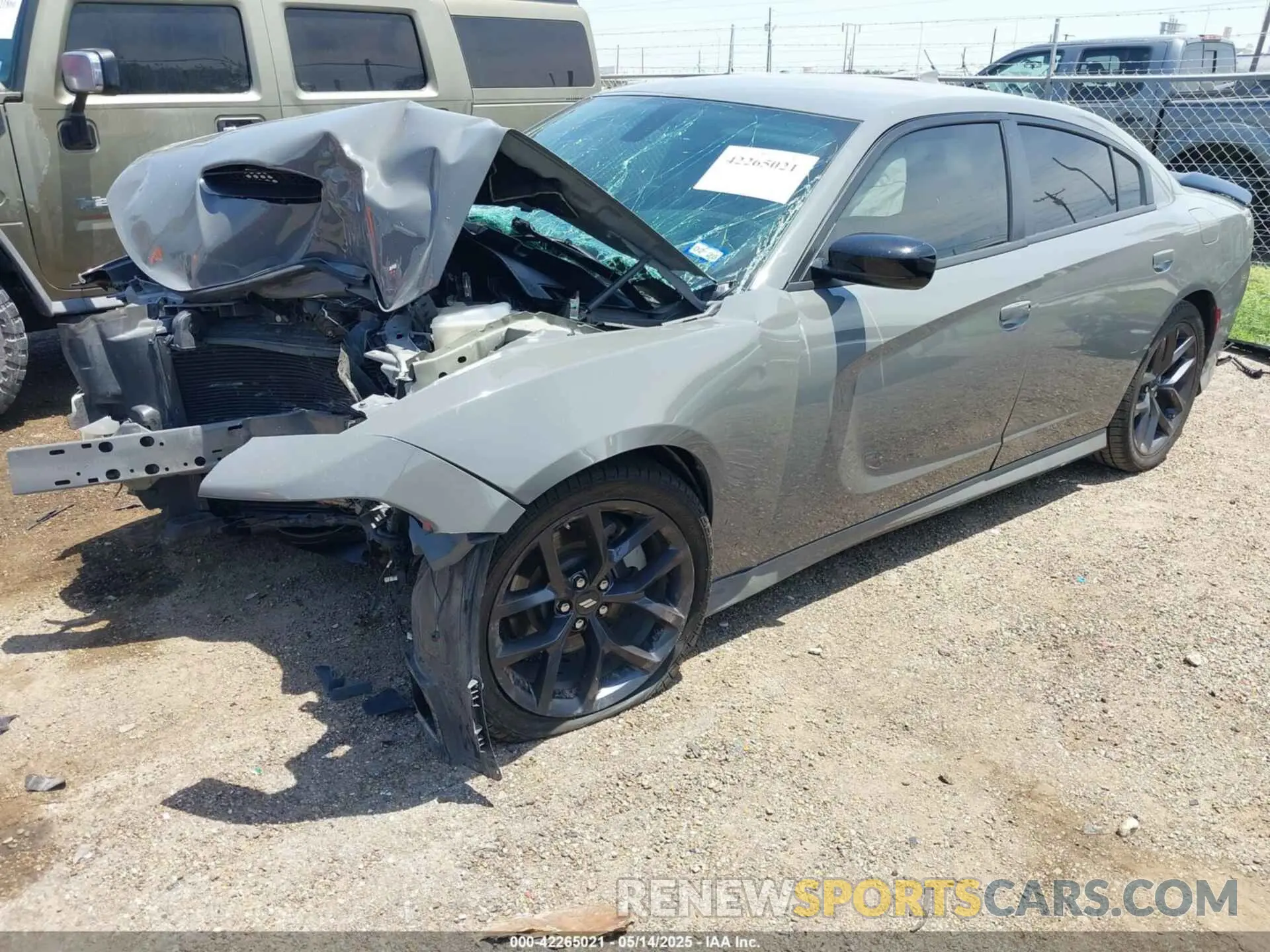 2 Photograph of a damaged car 2C3CDXHG5PH651128 DODGE CHARGER 2023