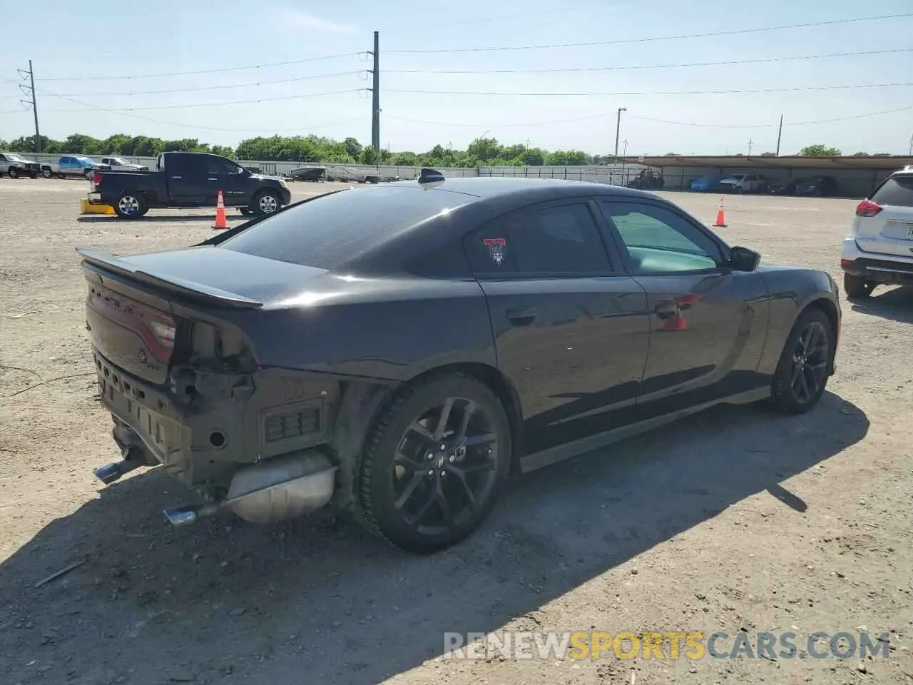 3 Photograph of a damaged car 2C3CDXHG5PH700036 DODGE CHARGER 2023