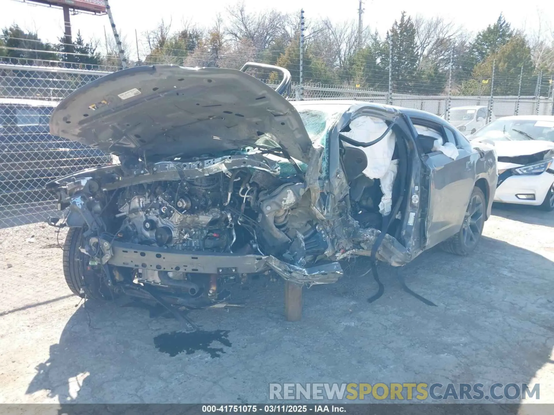 2 Photograph of a damaged car 2C3CDXHG6PH631048 DODGE CHARGER 2023