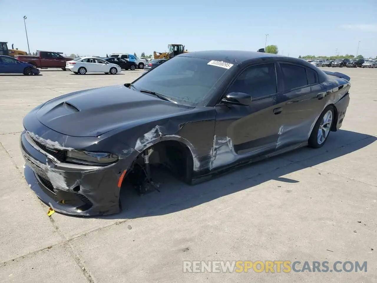 1 Photograph of a damaged car 2C3CDXHG6PH642633 DODGE CHARGER 2023