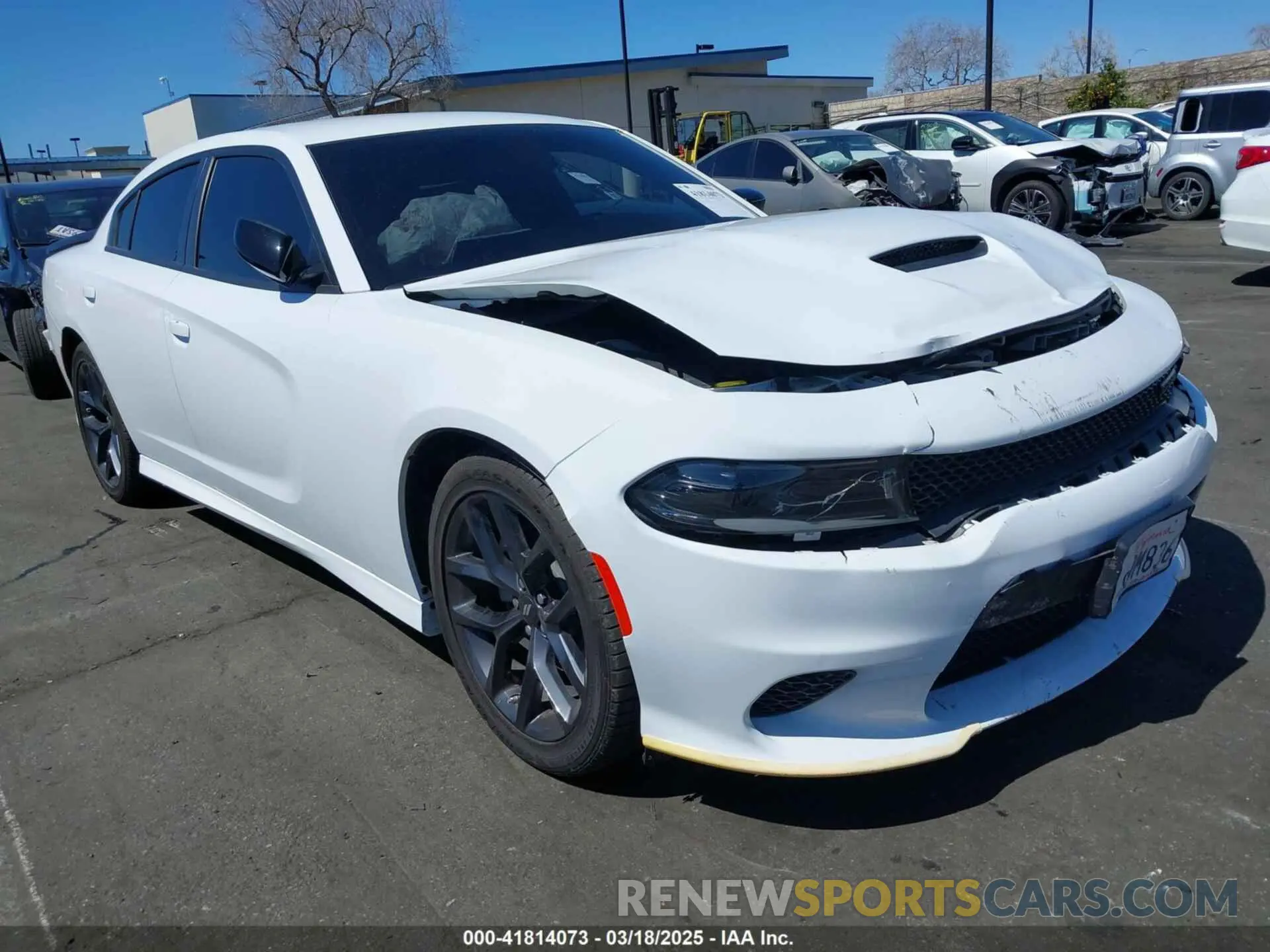 1 Photograph of a damaged car 2C3CDXHG6PH655706 DODGE CHARGER 2023