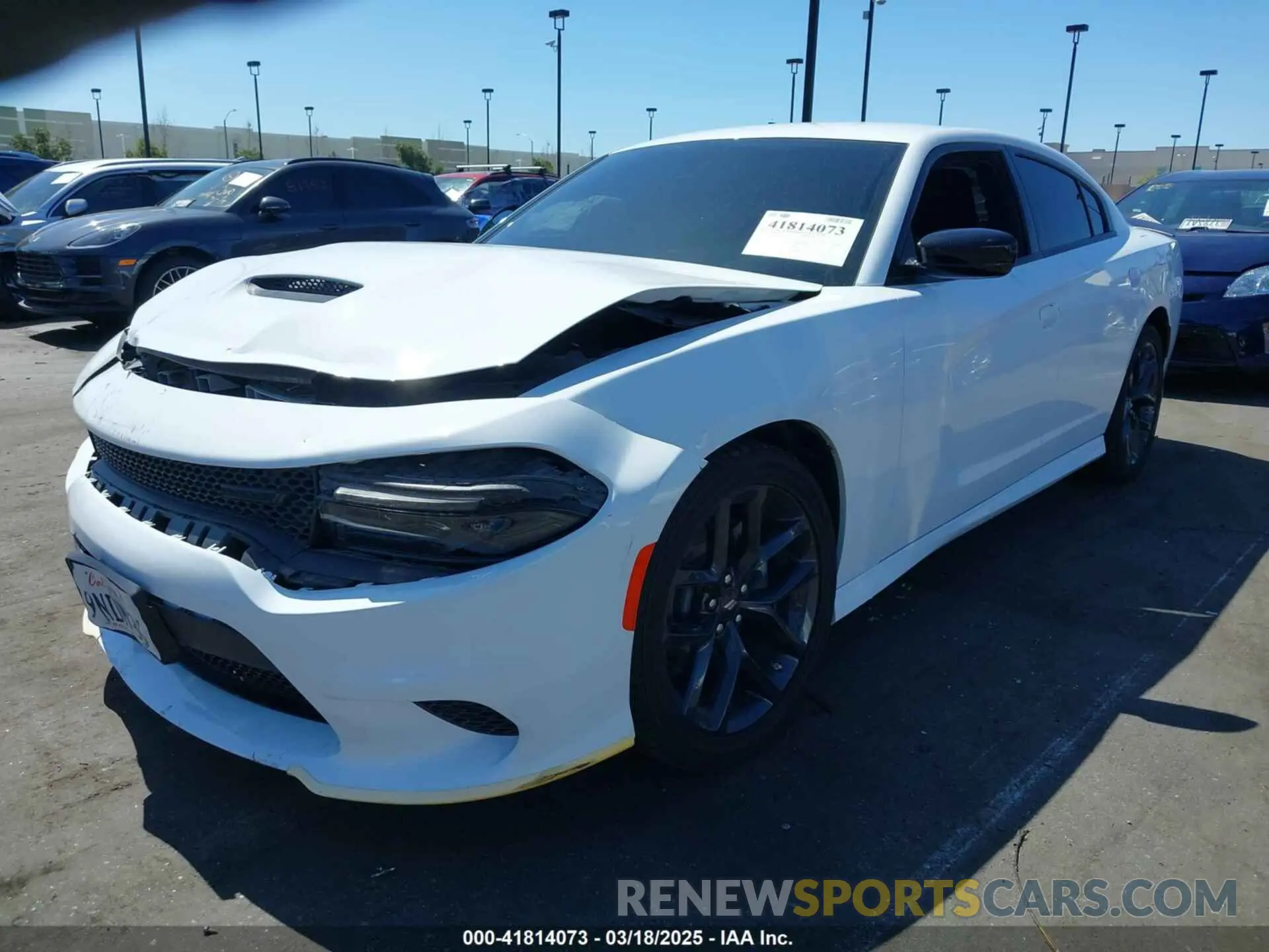 2 Photograph of a damaged car 2C3CDXHG6PH655706 DODGE CHARGER 2023