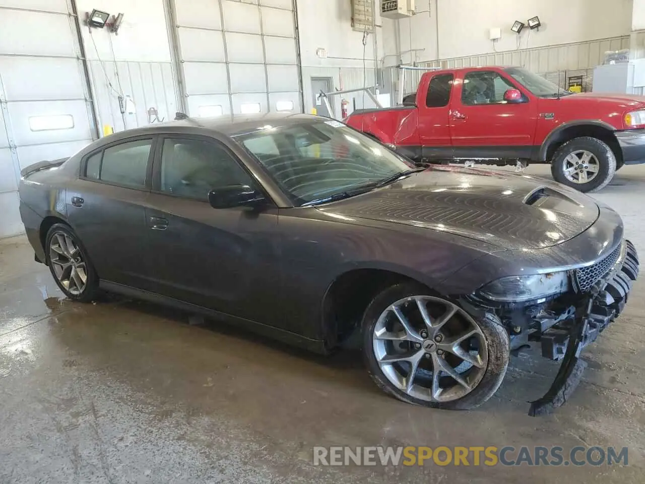 4 Photograph of a damaged car 2C3CDXHG7PH597878 DODGE CHARGER 2023