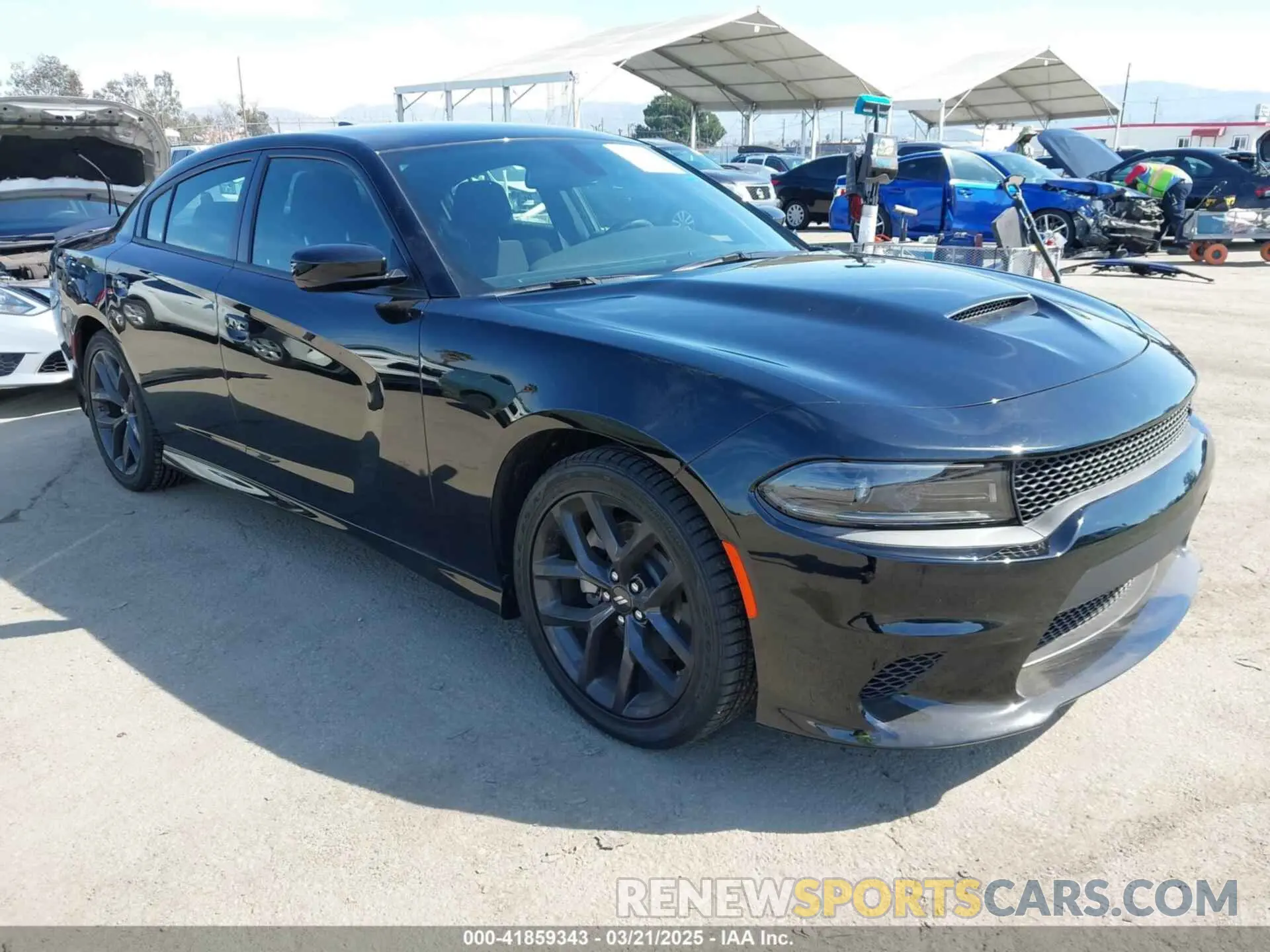 1 Photograph of a damaged car 2C3CDXHG7PH653009 DODGE CHARGER 2023