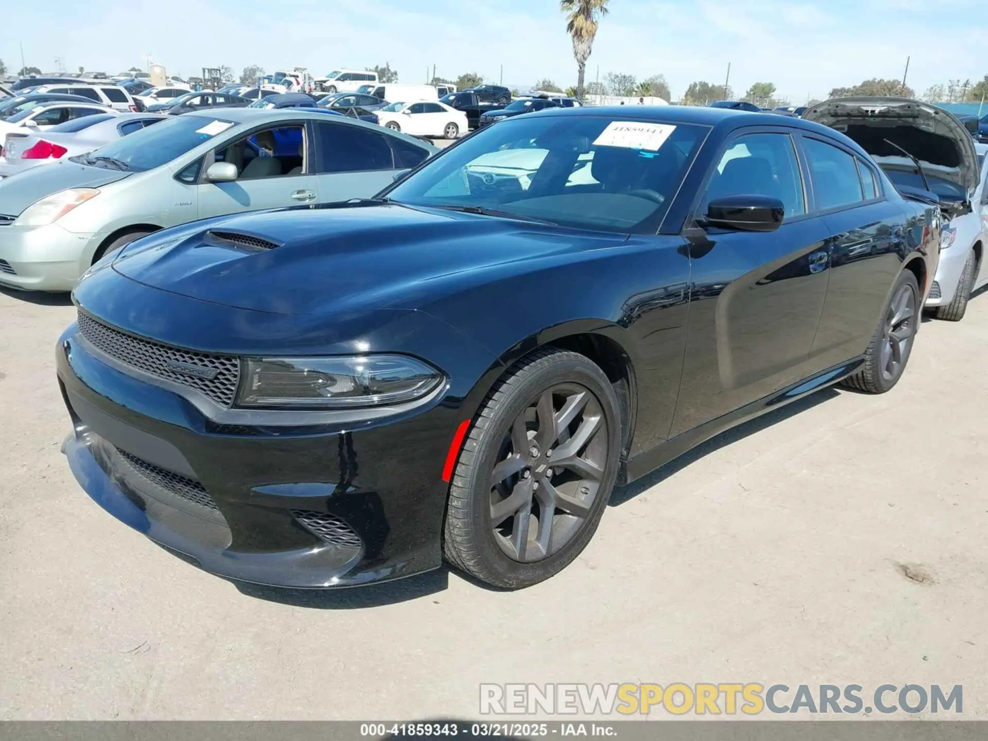 2 Photograph of a damaged car 2C3CDXHG7PH653009 DODGE CHARGER 2023