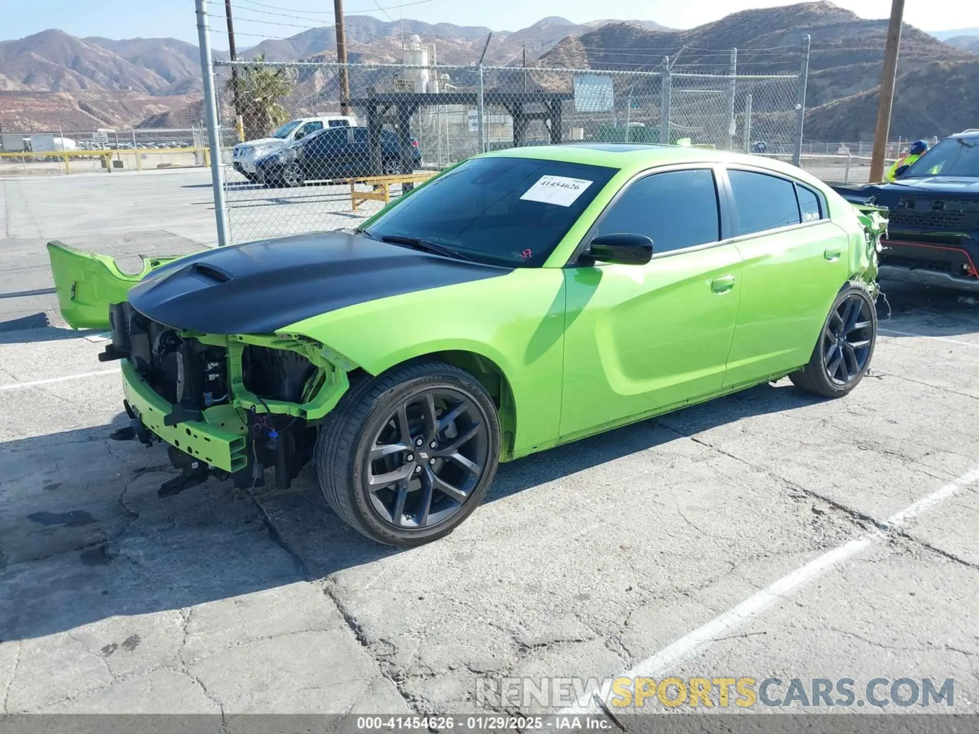 2 Photograph of a damaged car 2C3CDXHG7PH687287 DODGE CHARGER 2023