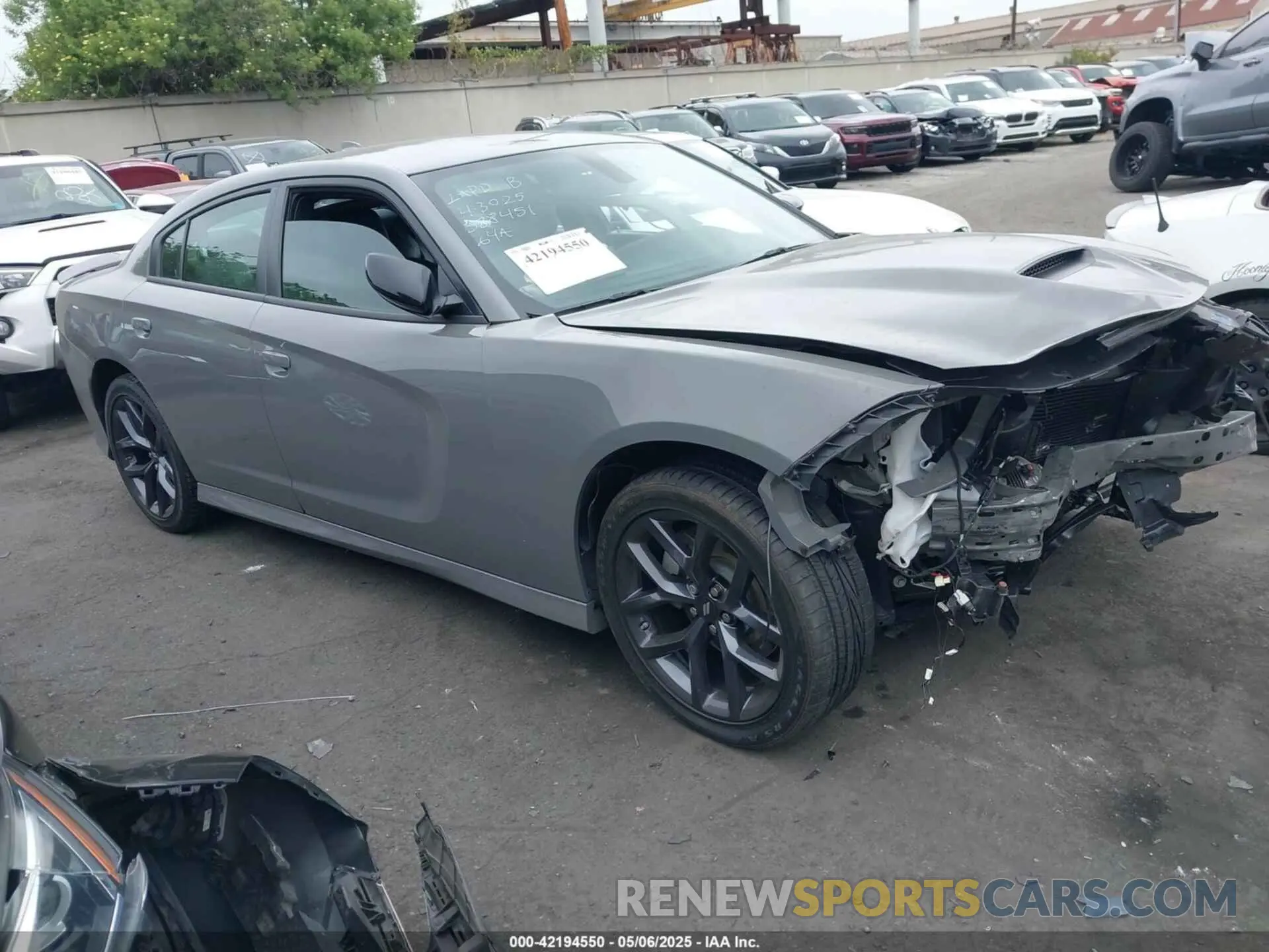 1 Photograph of a damaged car 2C3CDXHG7PH698855 DODGE CHARGER 2023
