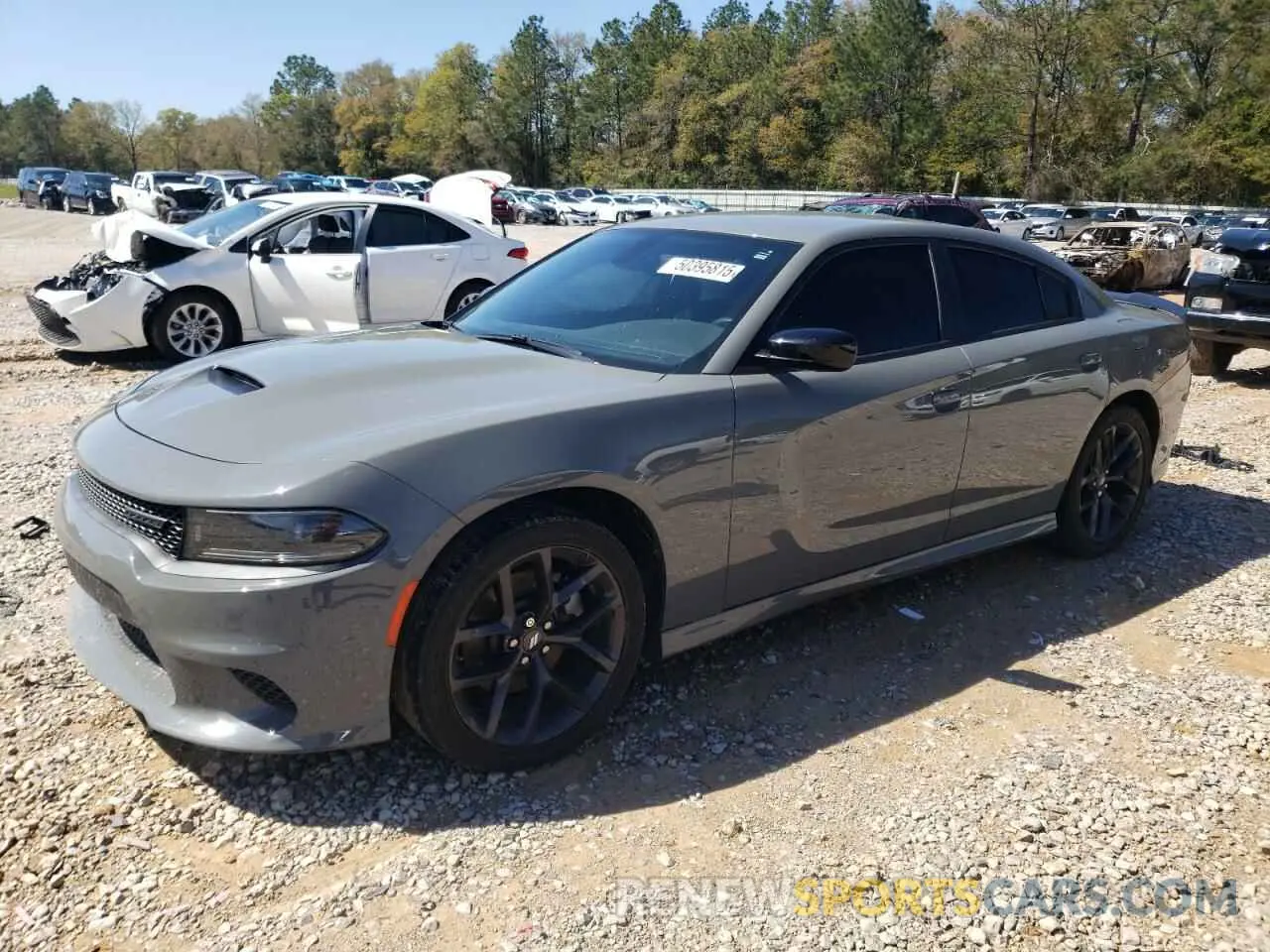 1 Photograph of a damaged car 2C3CDXHG7PH702581 DODGE CHARGER 2023