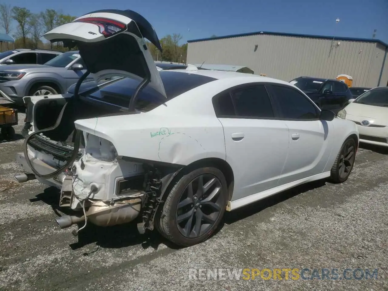 3 Photograph of a damaged car 2C3CDXHG9PH547628 DODGE CHARGER 2023