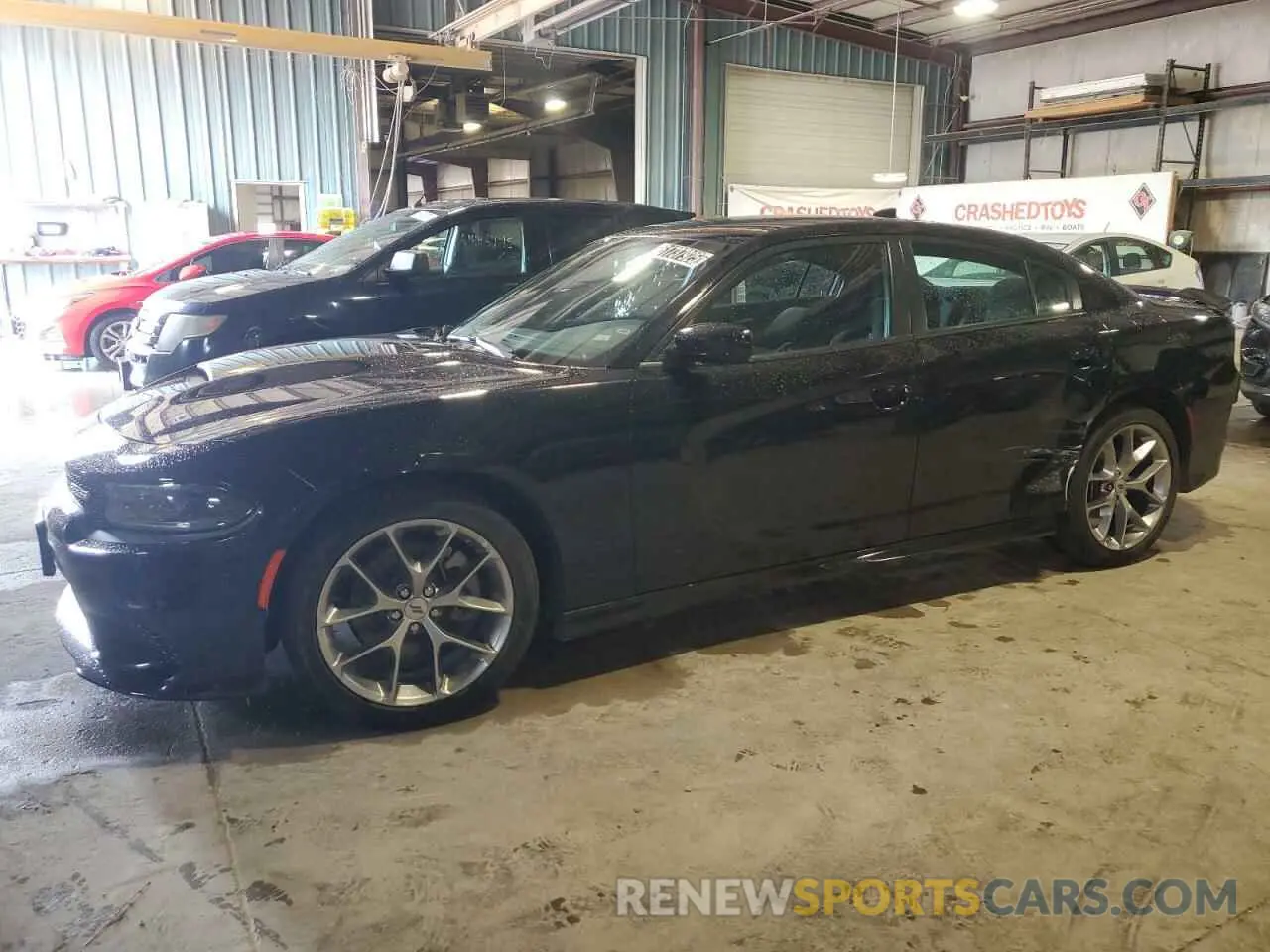 1 Photograph of a damaged car 2C3CDXHG9PH588213 DODGE CHARGER 2023