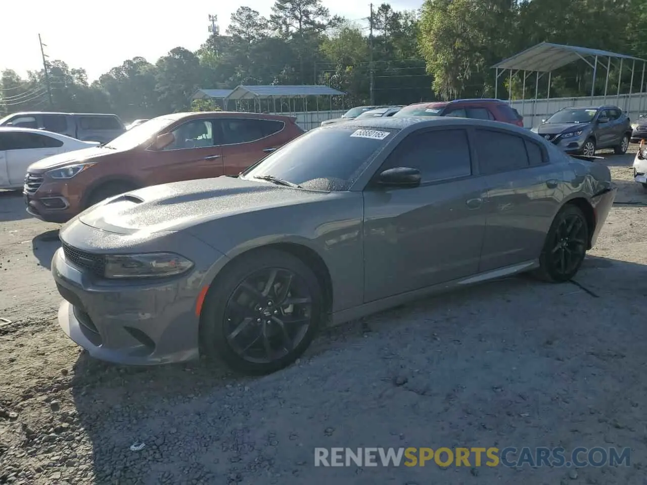 1 Photograph of a damaged car 2C3CDXHG9PH591886 DODGE CHARGER 2023