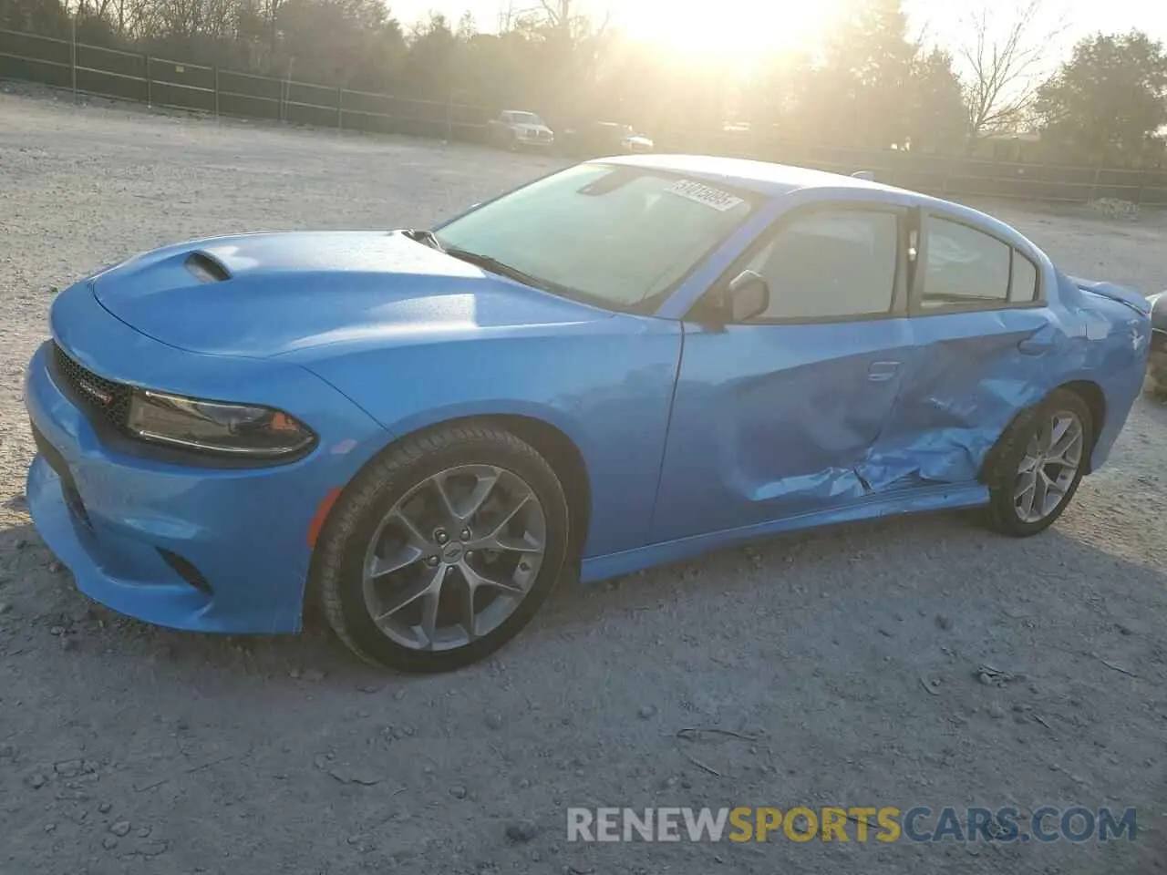1 Photograph of a damaged car 2C3CDXHG9PH622280 DODGE CHARGER 2023