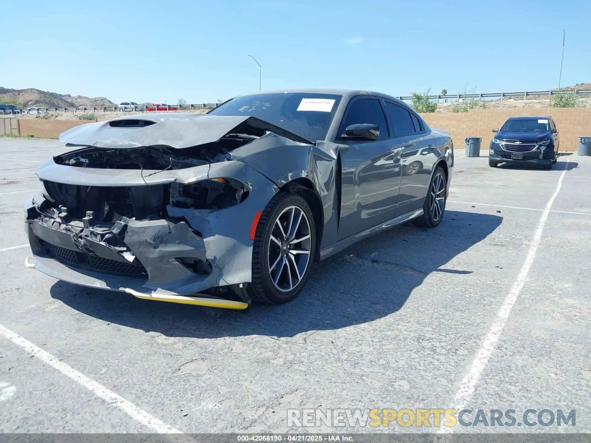 2 Photograph of a damaged car 2C3CDXHGXPH598023 DODGE CHARGER 2023