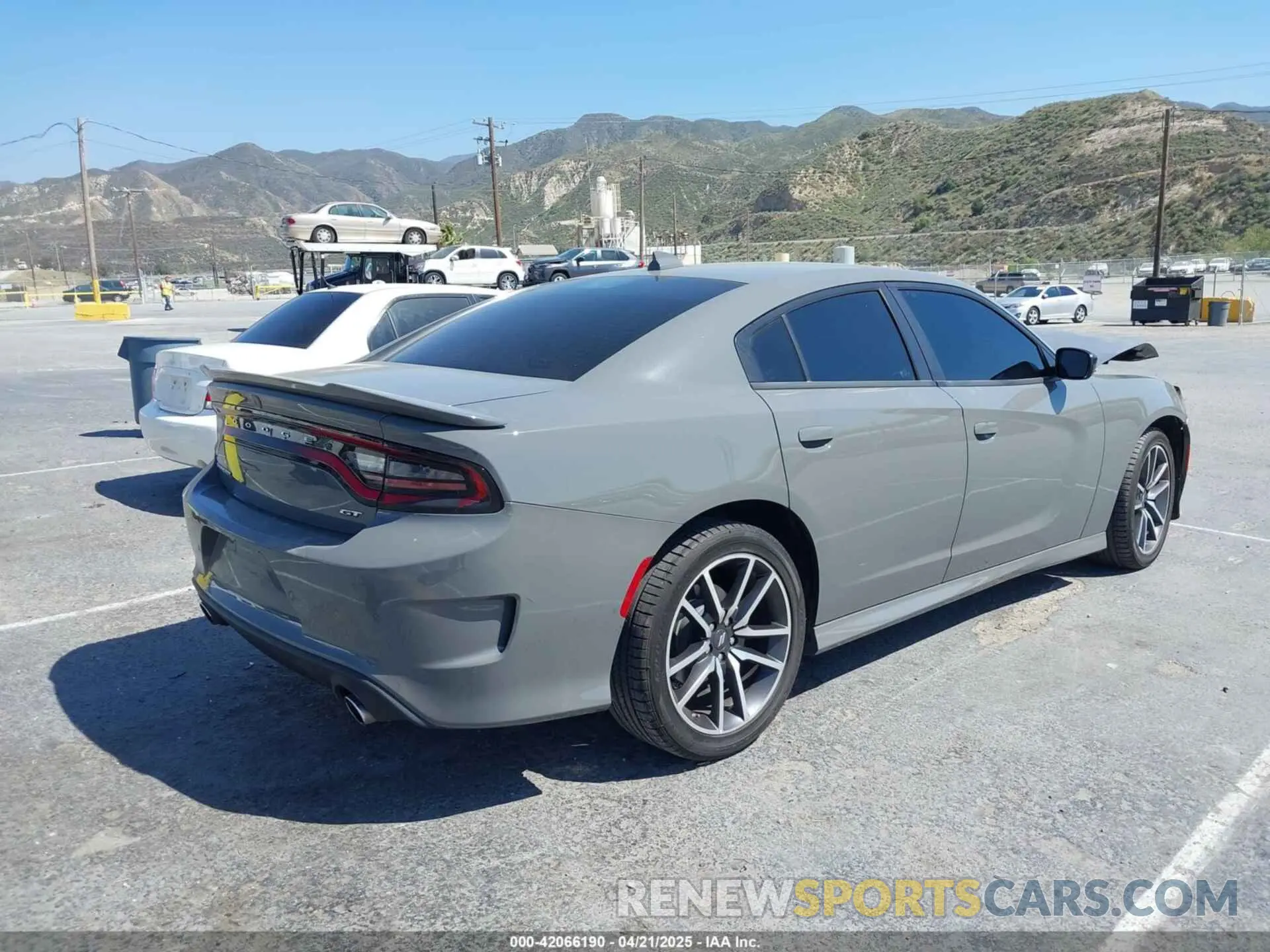 4 Photograph of a damaged car 2C3CDXHGXPH598023 DODGE CHARGER 2023