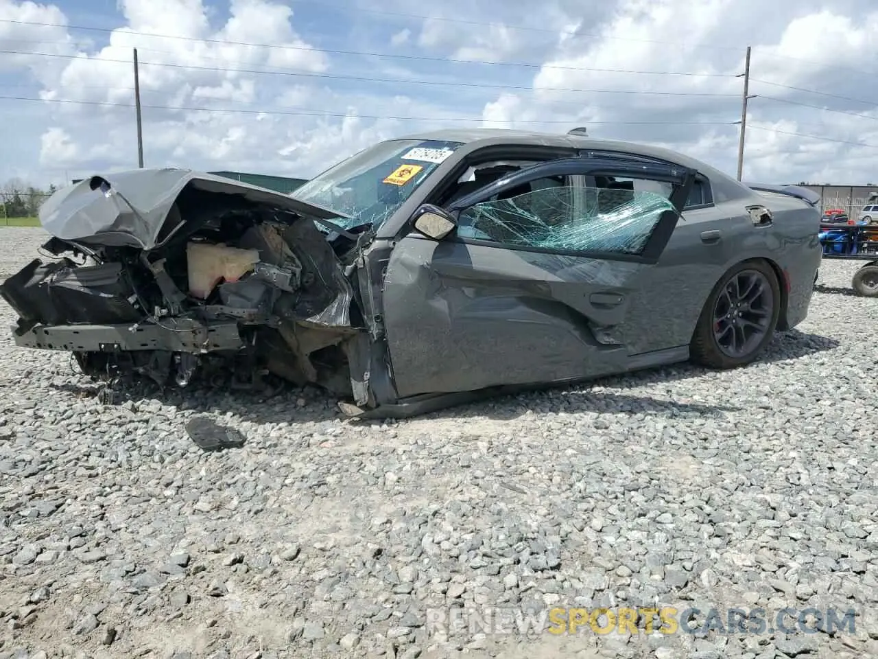 1 Photograph of a damaged car 2C3CDXHGXPH682844 DODGE CHARGER 2023