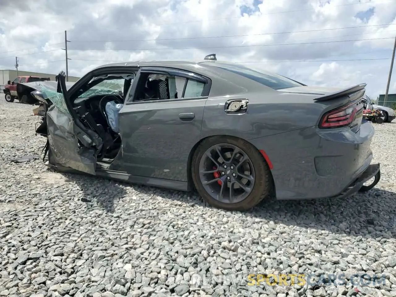 2 Photograph of a damaged car 2C3CDXHGXPH682844 DODGE CHARGER 2023