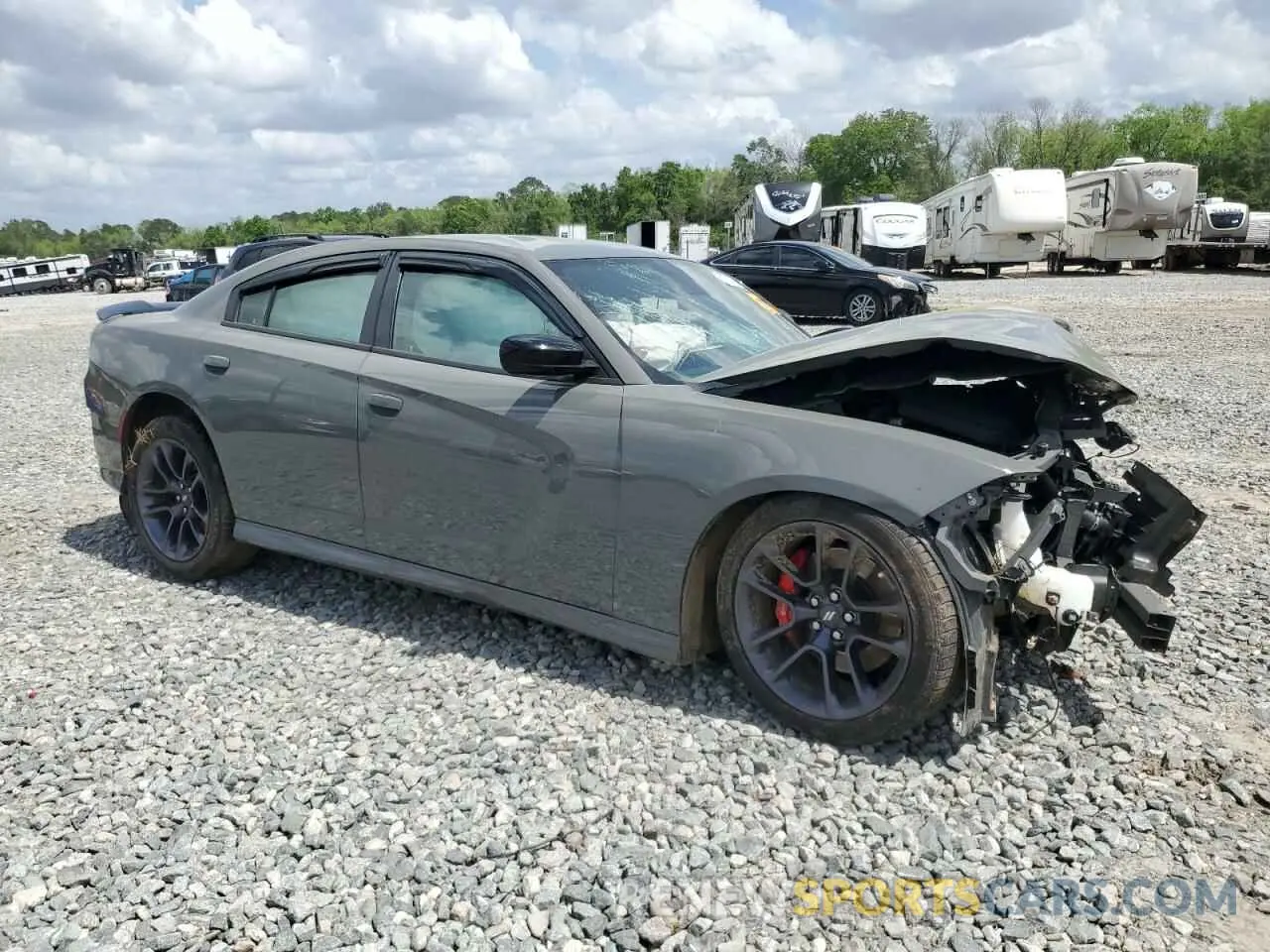 4 Photograph of a damaged car 2C3CDXHGXPH682844 DODGE CHARGER 2023