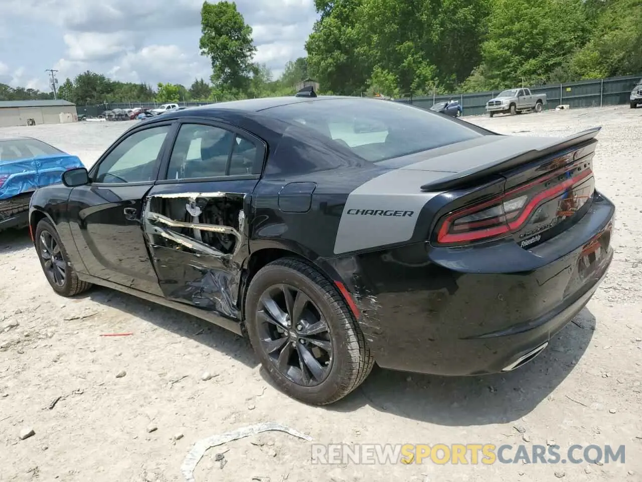 2 Photograph of a damaged car 2C3CDXJG3PH676541 DODGE CHARGER 2023