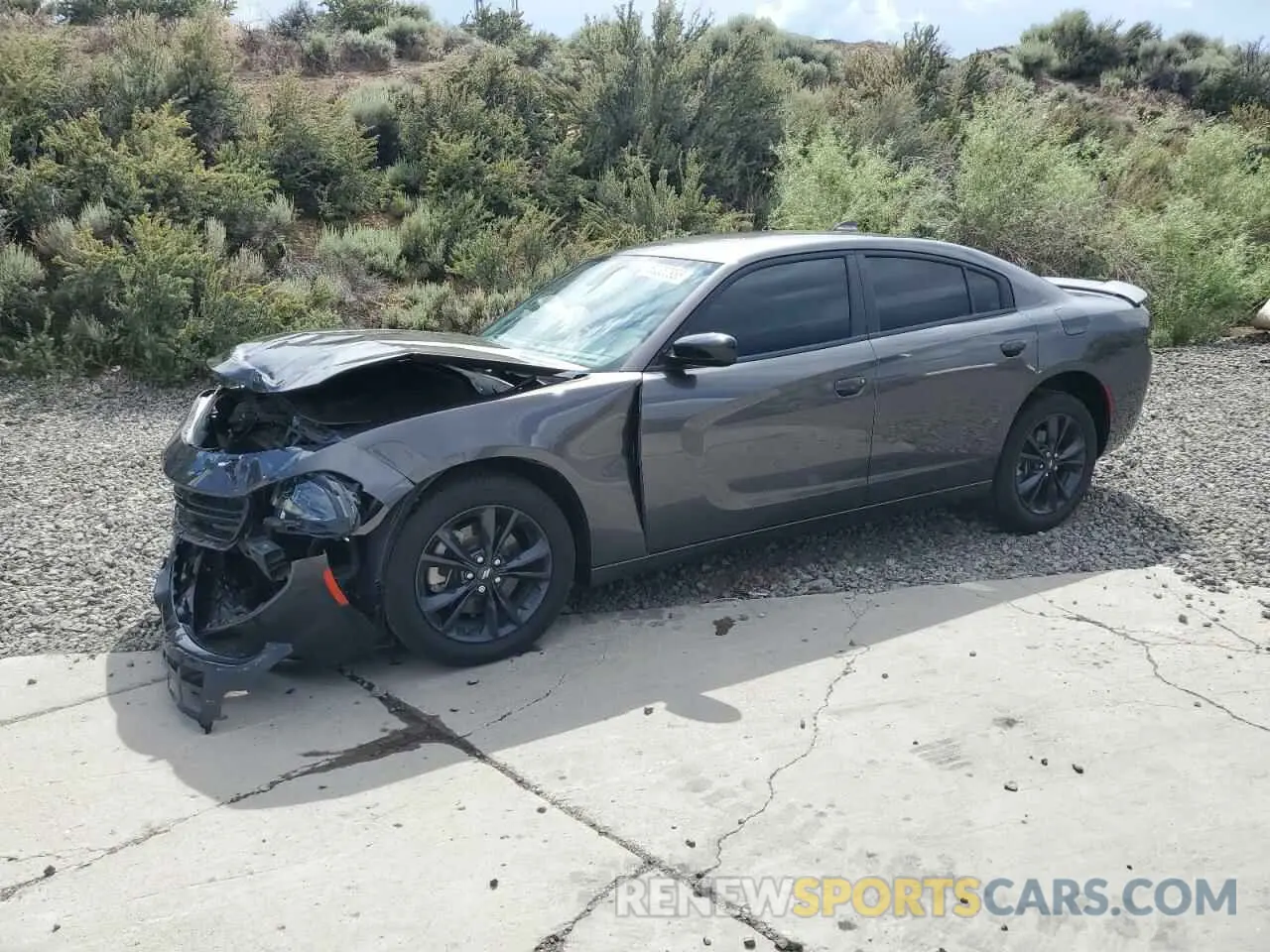 1 Photograph of a damaged car 2C3CDXJG5PH706025 DODGE CHARGER 2023