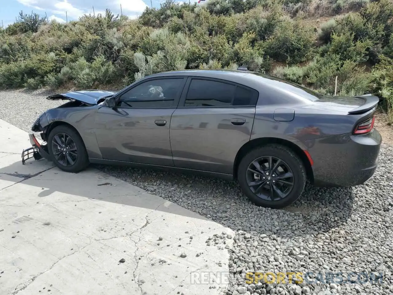 2 Photograph of a damaged car 2C3CDXJG5PH706025 DODGE CHARGER 2023