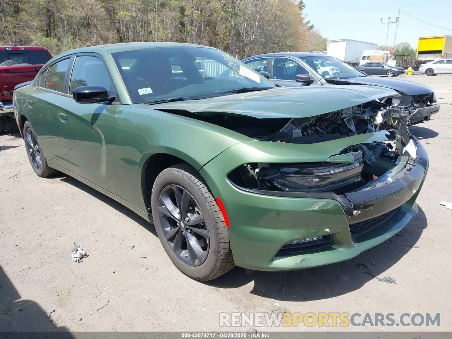 1 Photograph of a damaged car 2C3CDXJGXPH675970 DODGE CHARGER 2023