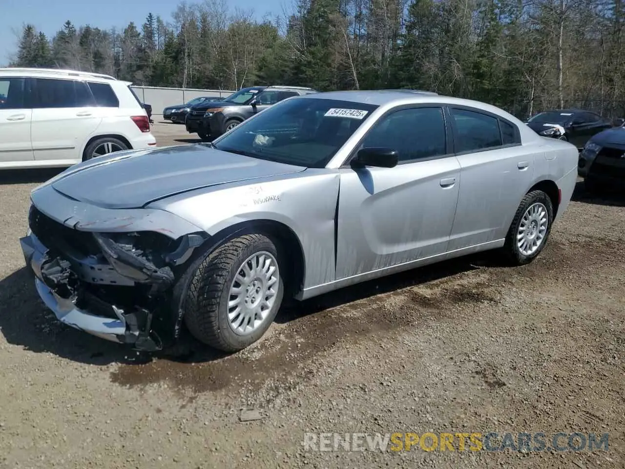 1 Photograph of a damaged car 2C3CDXKG9PH551901 DODGE CHARGER 2023