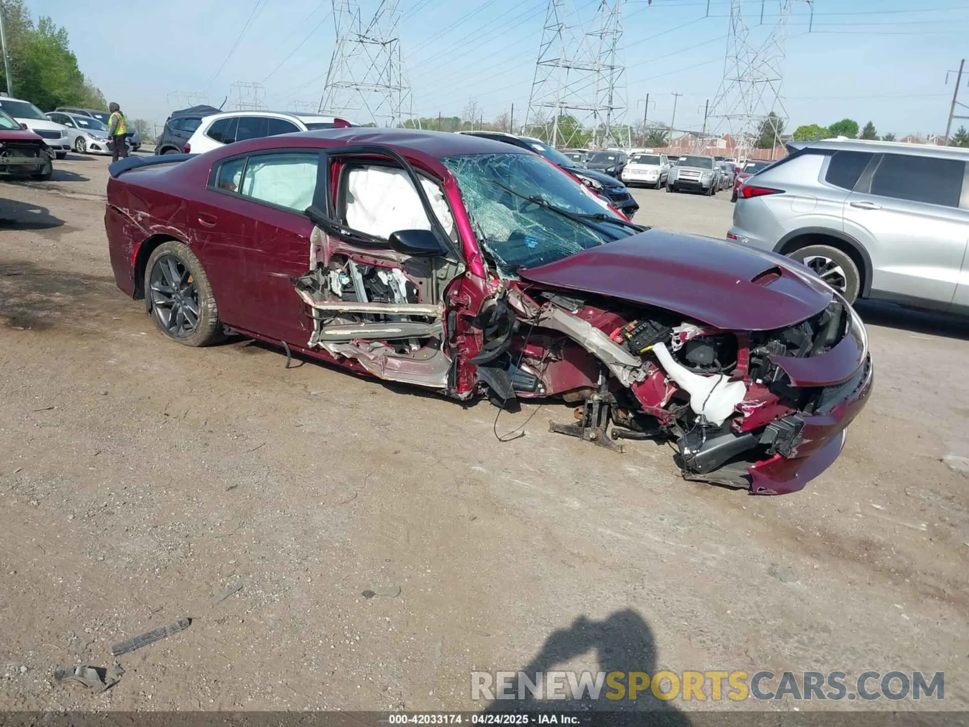 1 Photograph of a damaged car 2C3CDXMG1PH512006 DODGE CHARGER 2023