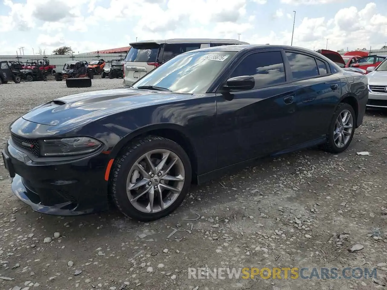 1 Photograph of a damaged car 2C3CDXMG4PH640627 DODGE CHARGER 2023