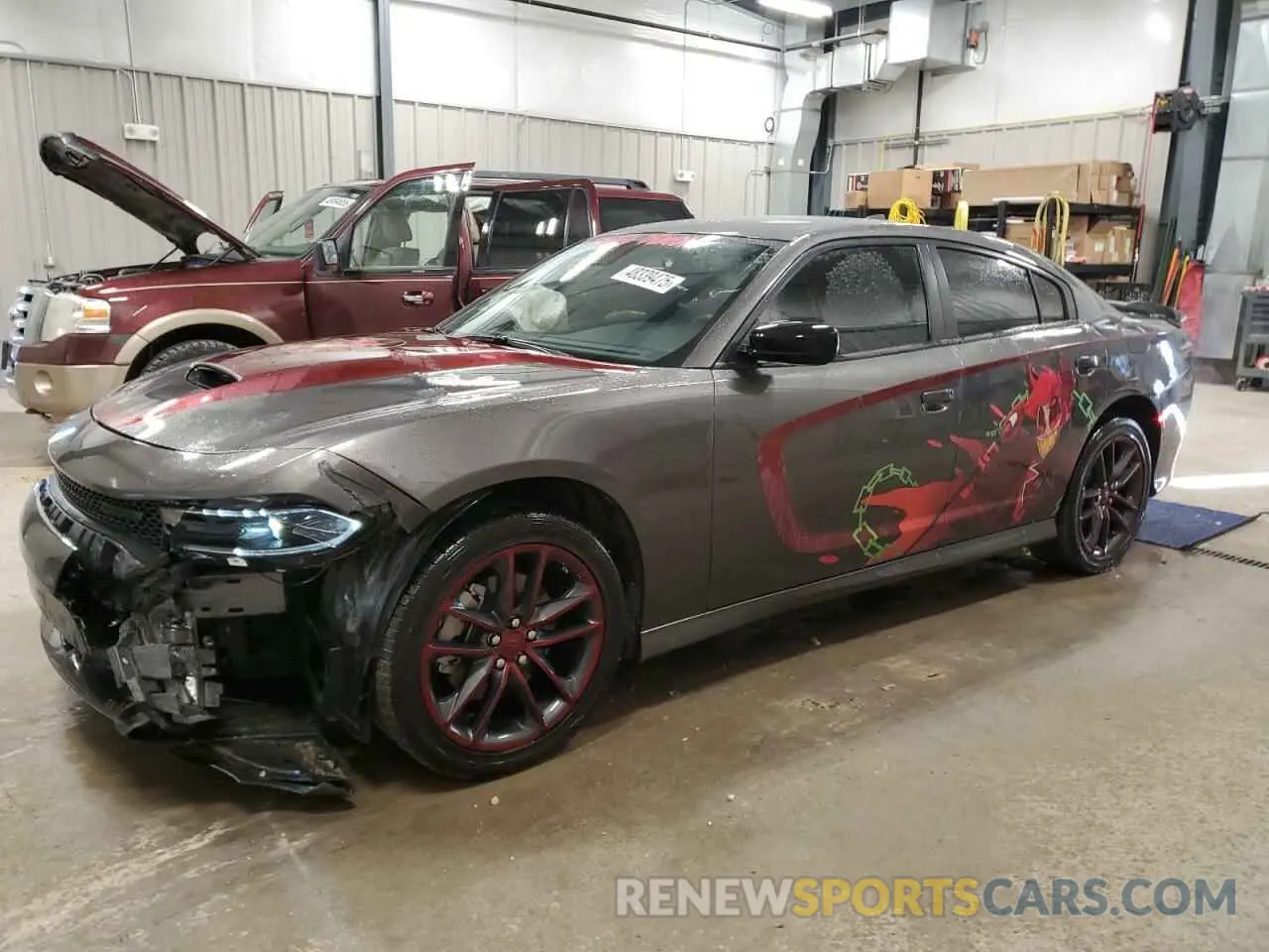 1 Photograph of a damaged car 2C3CDXMG5PH545302 DODGE CHARGER 2023