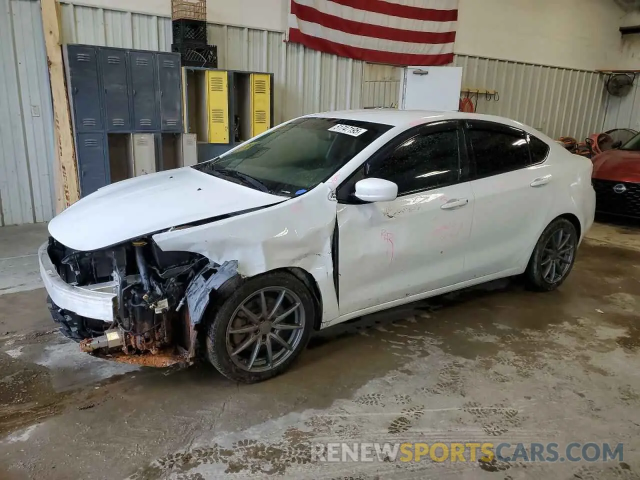 1 Photograph of a damaged car 1C3CDFAA4GD565418 DODGE DART 2019