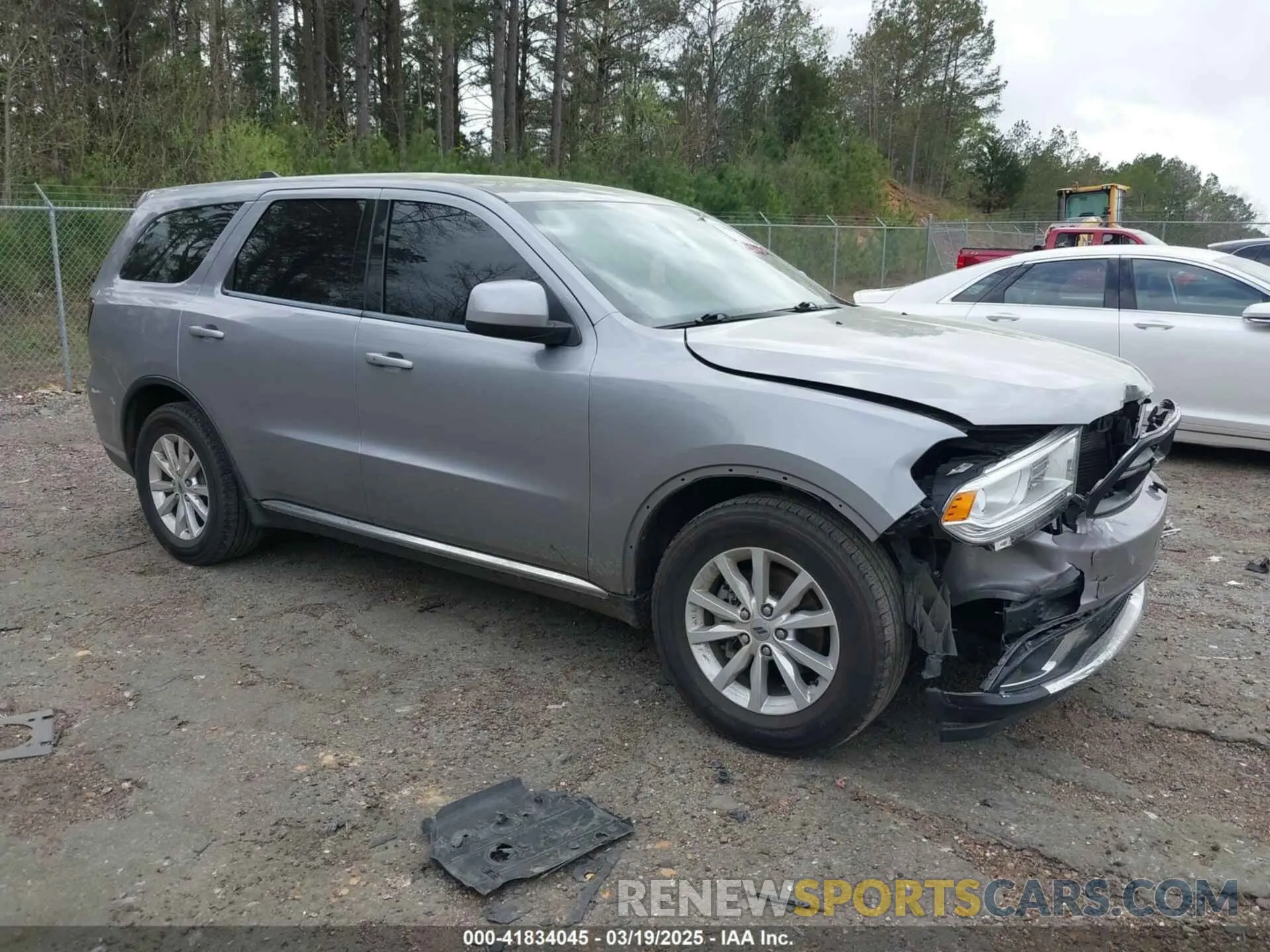 1 Photograph of a damaged car 1C4RDHAG5KC645203 DODGE DURANGO 2019