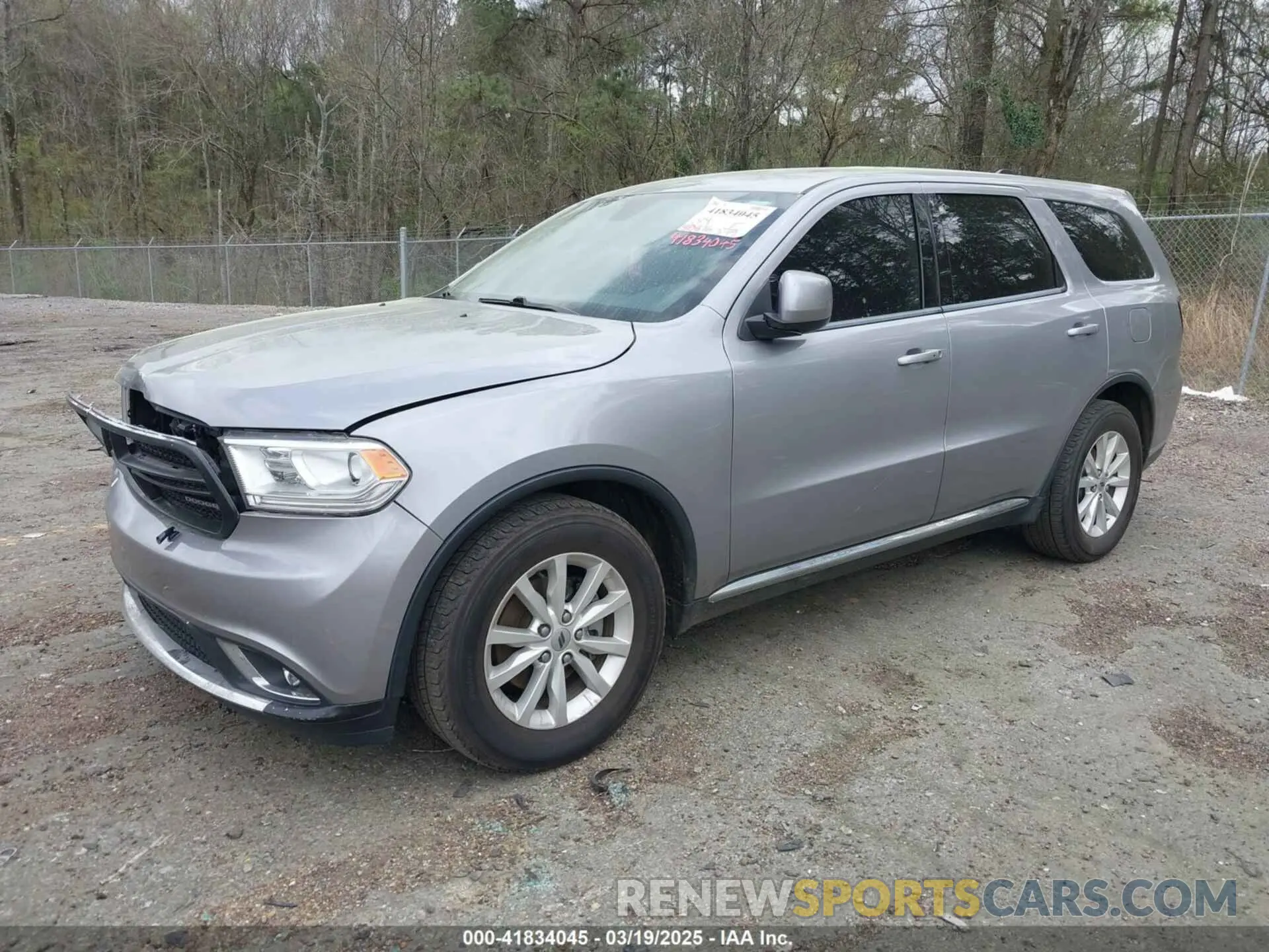 2 Photograph of a damaged car 1C4RDHAG5KC645203 DODGE DURANGO 2019