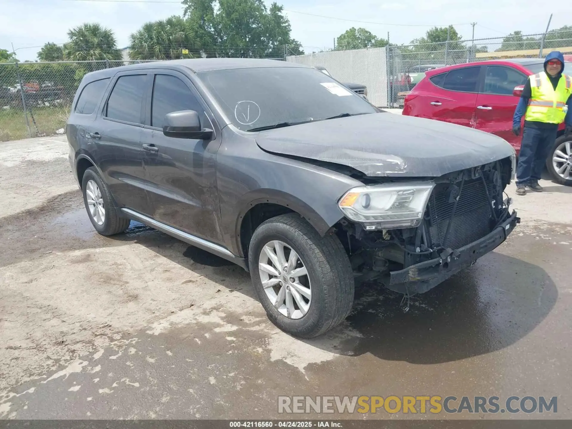 1 Photograph of a damaged car 1C4RDHAG9KC701000 DODGE DURANGO 2019